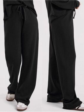 Nuuds Luxe Knit Wide Leg Pant, L